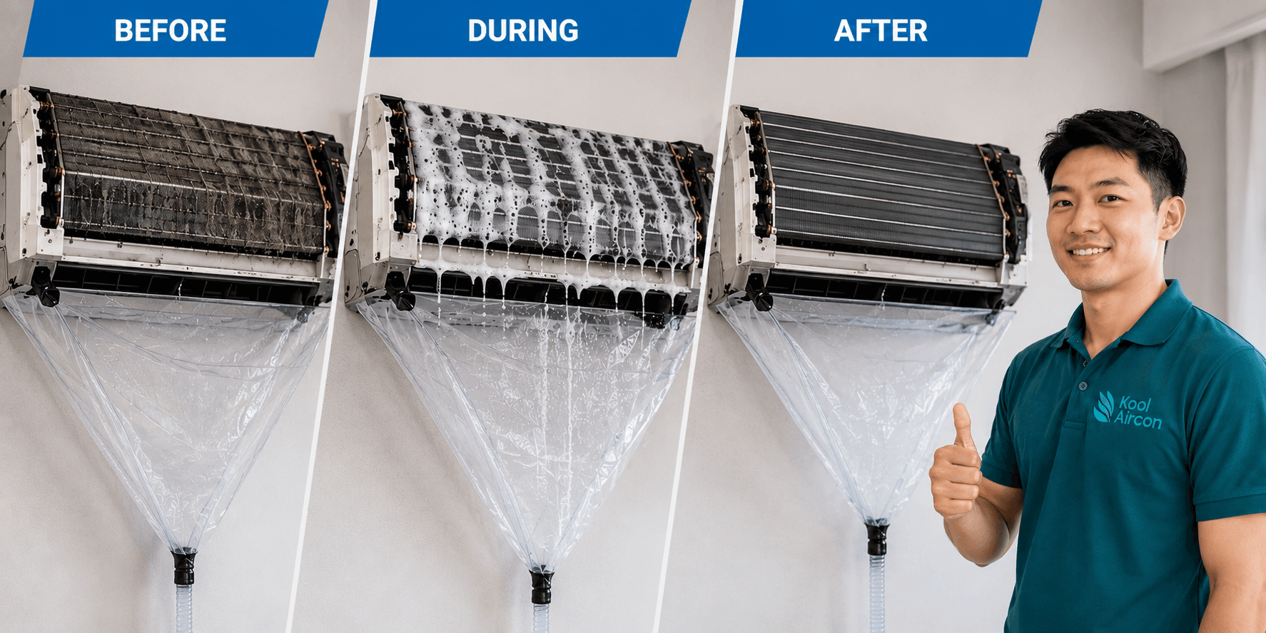 Chemical Wash in Singapore — Kool Aircon