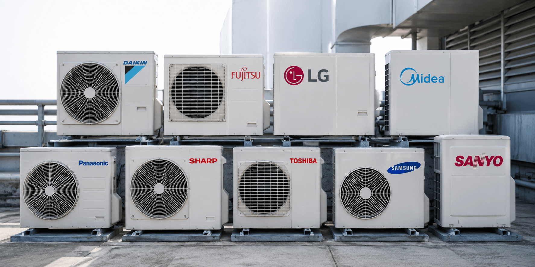 Supply and installation of indoor and outdoor units